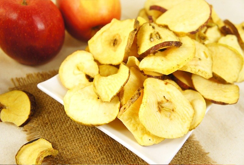 Afternoon snack light│Fresh fruit apple crisps (80g/pack) - Dried Fruits - Fresh Ingredients 