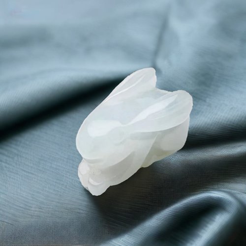 瓔珞珠寶盒 E.L.Jewelry Box 【錢兔似錦】冰糯種飄綠翡翠兔子吊飾| 天然緬甸玉翡翠A貨| 送禮