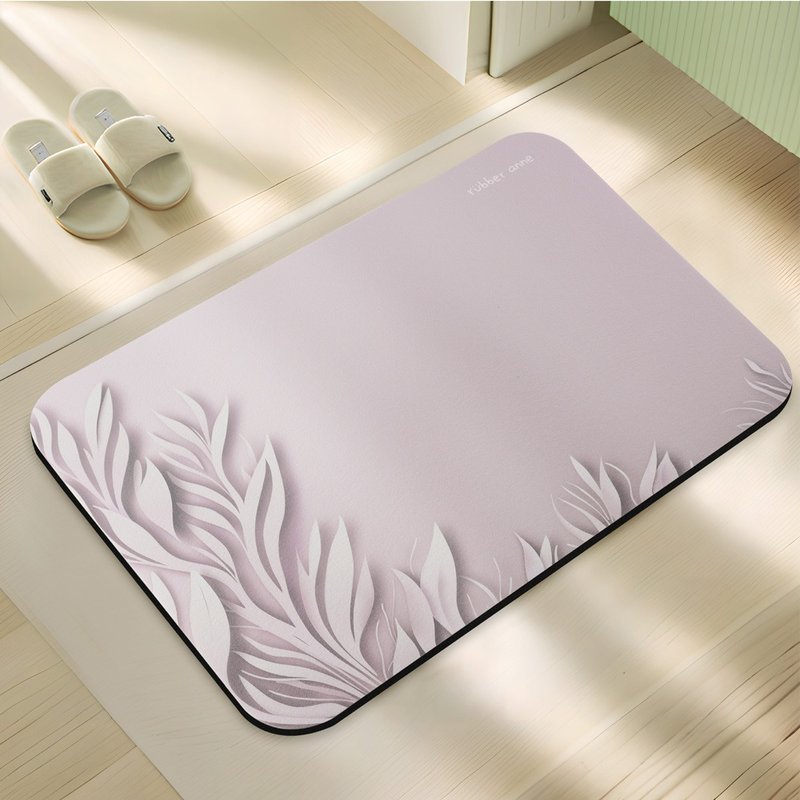 │rubber anne│Shuiyunzhisha soft diatomaceous earth absorbent floor mat - Rugs & Floor Mats - Other Materials Silver