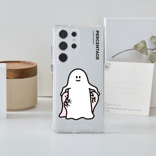 TOYSELECT Percentage躲藏小幽靈防摔透明SAMSUNG手機殼