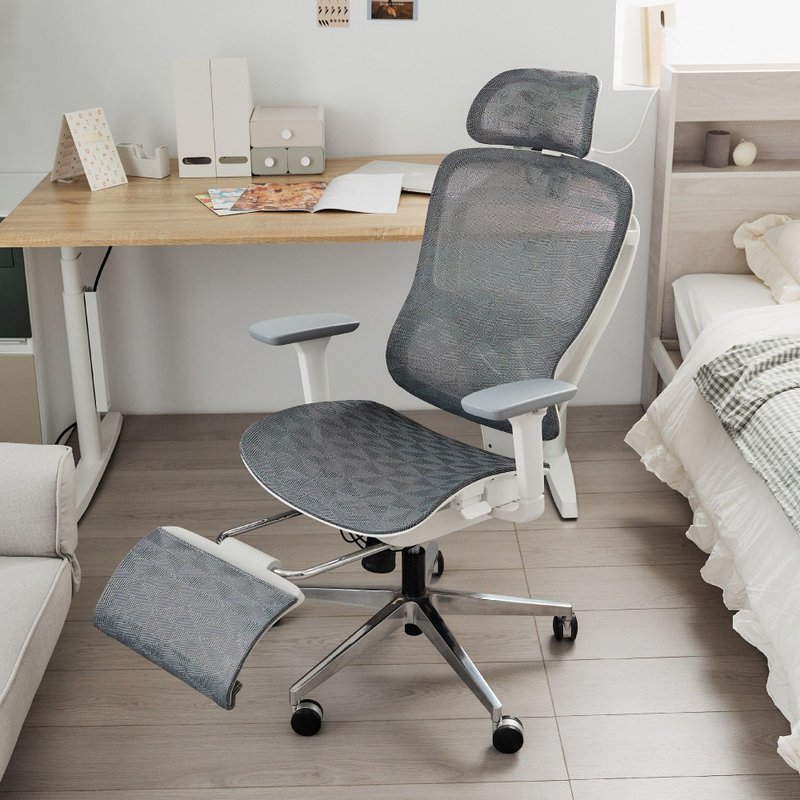 Gordon full network functional ergonomic computer chair - เก้าอี้โซฟา - วัสดุอื่นๆ ขาว