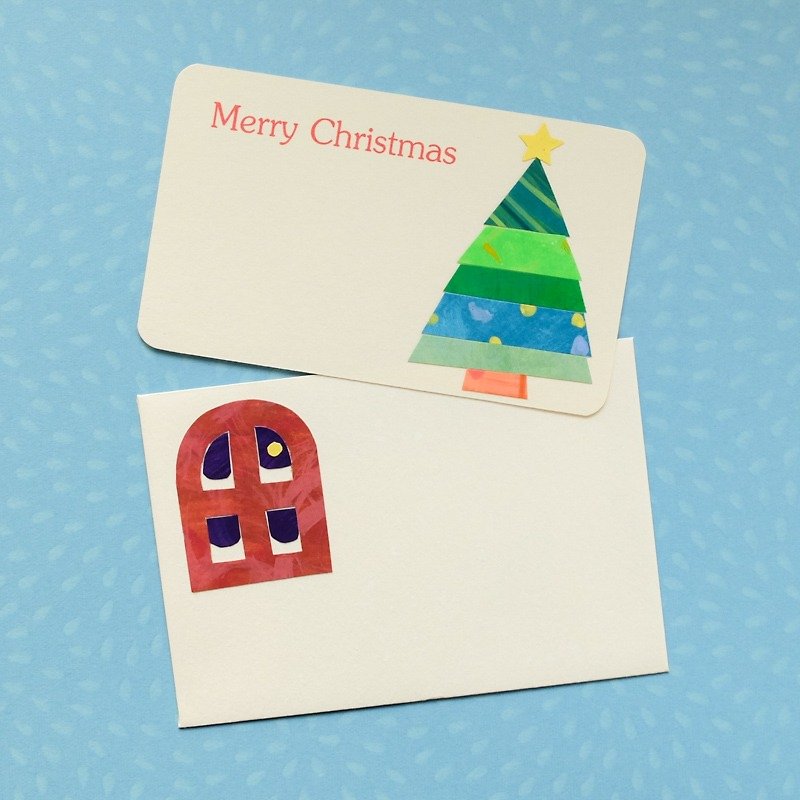 クリスマスカード - 心意卡/卡片 - 紙 多色