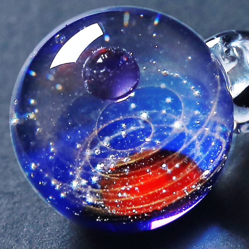 【原創宇宙琉璃項鍊】日本銀河玻璃吊墜聖誕星空送禮生日飾品禮物 - 項鍊 - 玻璃 