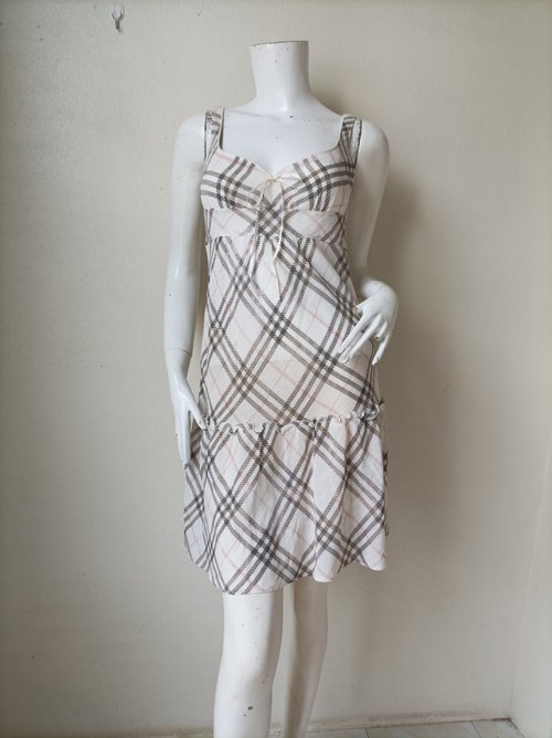 Burberry Blue Label Dress Size 36 Small Shop cvintageland One Piece Dresses Pinkoi