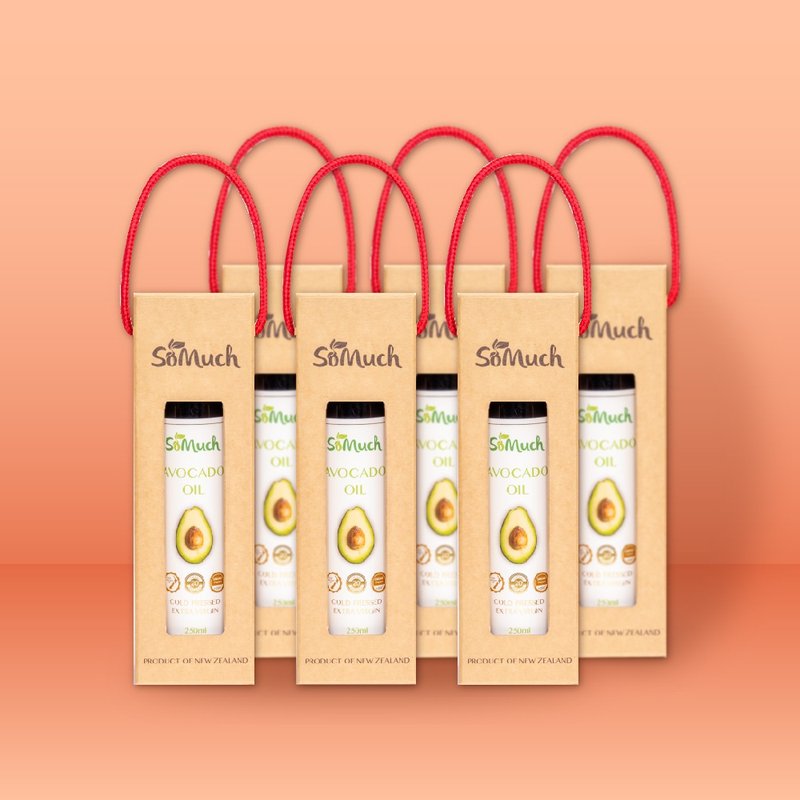 【Shoumanqu-Somuch】Top-quality cold-pressed virgin avocado oil single-entry gift box set of 6 (250mlx6) - เครื่องปรุงรส - วัสดุอื่นๆ 