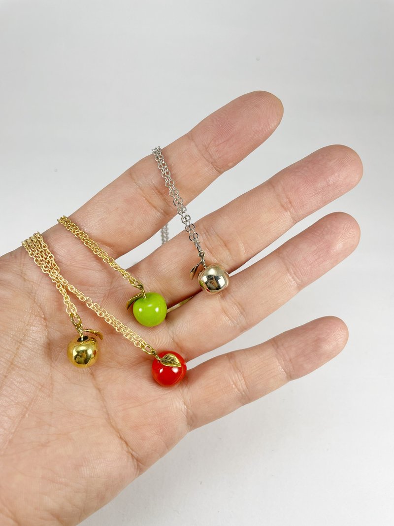 Apple Miniature Necklace Available in 4 Colourways. - 項鍊 - 其他金屬 