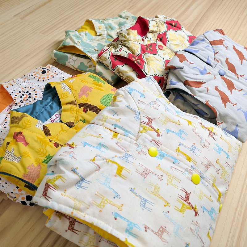 Goody Bag - Classic double-sided cotton vest child pouch - Other - Cotton & Hemp Multicolor