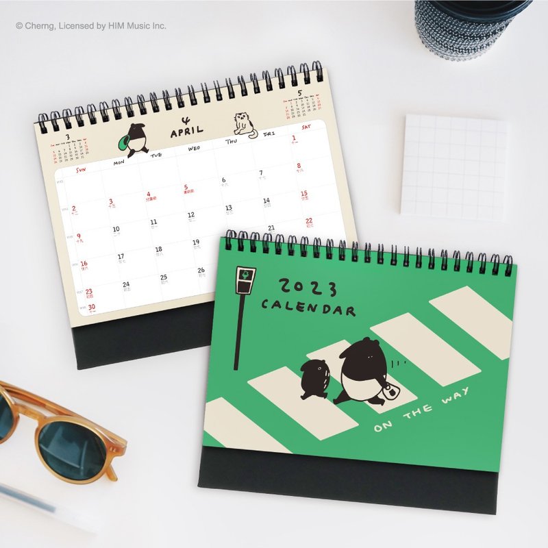 JzFun / LAIMO 2023 Desk Calendar - ปฏิทิน - กระดาษ หลากหลายสี