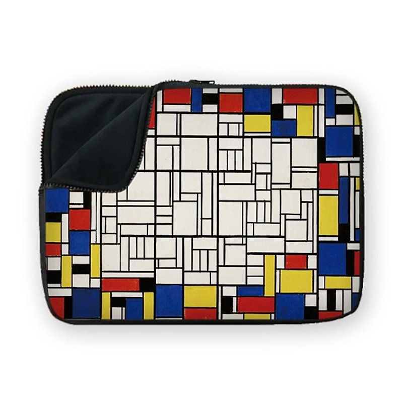 Mondrian style shock-absorbing waterproof laptop bag BQ-MSUN3 - กระเป๋าแล็ปท็อป - วัสดุอื่นๆ 