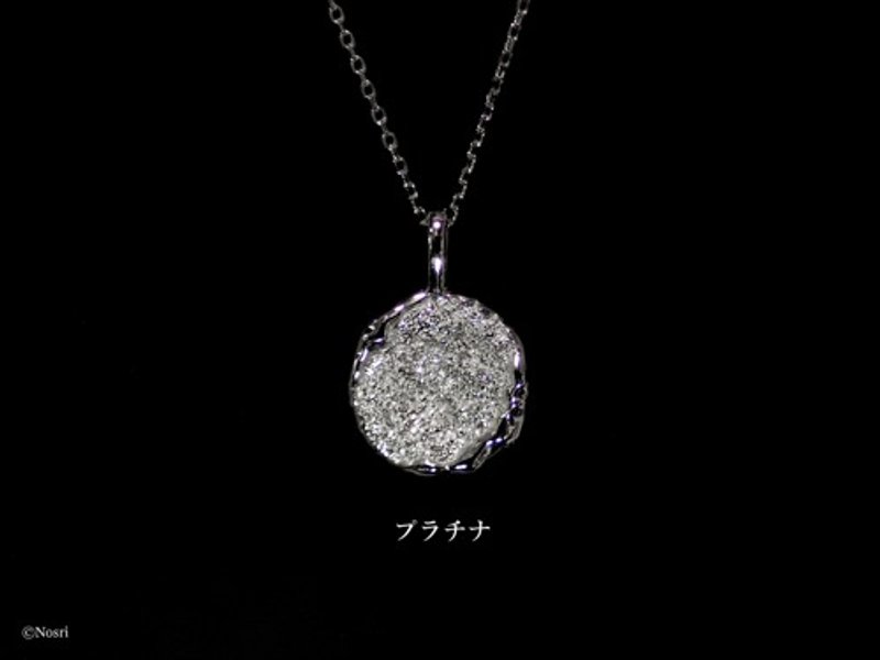 Pinkoi 代購 - Oboro 月亮吊墜 M 號（白金） - 項鍊 - 其他金屬 