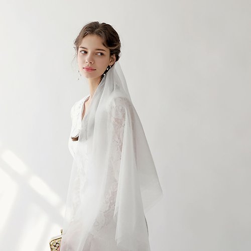 Dahlia Blanc OSCAR韓國製白色蕾絲輕婚紗 婚禮洋裝連身裙