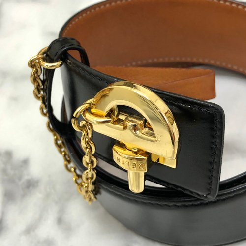 ✨良品✨CELINE ホースビット レザーベルト ヴィンテージ 65 日本直送名牌中古包】CELINE セリーヌホースビットレザー