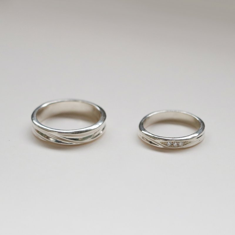 Light Wedding Rings | Long-lasting sterling silver rings - General Rings - Sterling Silver Silver
