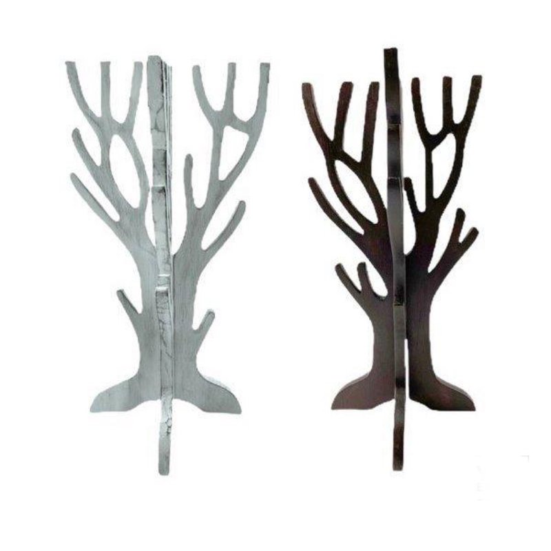 アクセサリー スタンド ツリー 組立式 S 2color - 収納用品 - 木製 ブラウン
