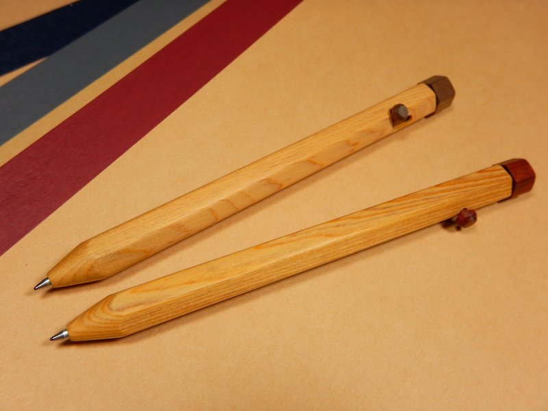 サイプレス六角ボールペン - その他のペン - 木製 ブラウン