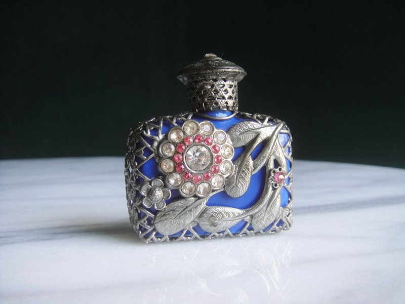 【老時光 OLD-TIME】早期二手捷克精緻手工製作隨身香水瓶 - 擺飾/家飾品 - 其他材質 