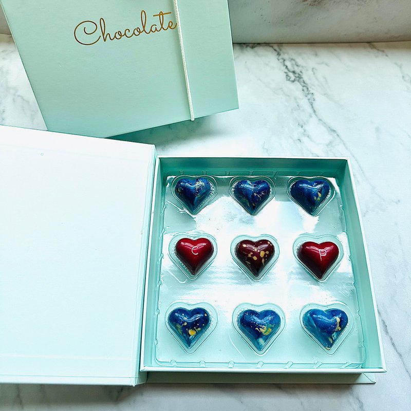 [Chinese Valentine's Day Limited Gift Box] Vast Xinghai Customized Chocolate Series (9 pieces)-COCA MAMA - ช็อกโกแลต - อาหารสด 