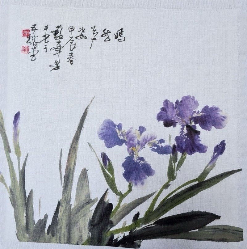蘇峯男_嫣然多姿 典雅方巾 - 絲巾 - 棉．麻 