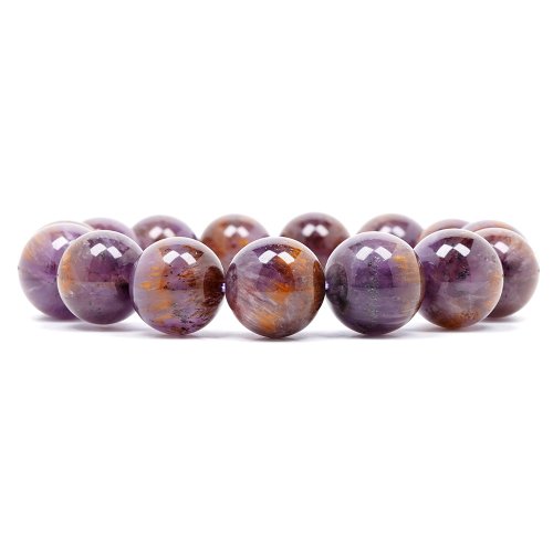 正佳珠寶 Gemsrich Jewelry 【正佳珠寶】紫鈦晶 頂級紫金鈦晶 14.8-15.4mm 紫鈦晶手珠