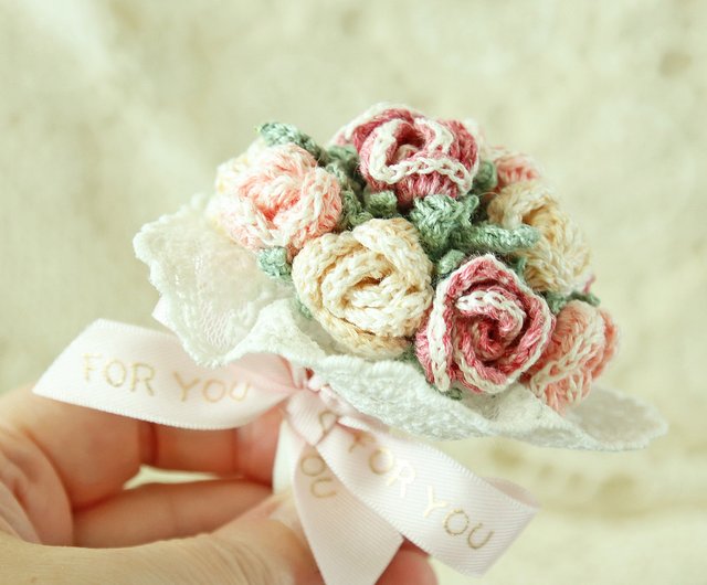 Bride Bridesmaid Wedding Bouquet Ribbon Beaded Rose Artificial Bouquet  Bridal Mariage Bouquet Wedding Accessories Gift