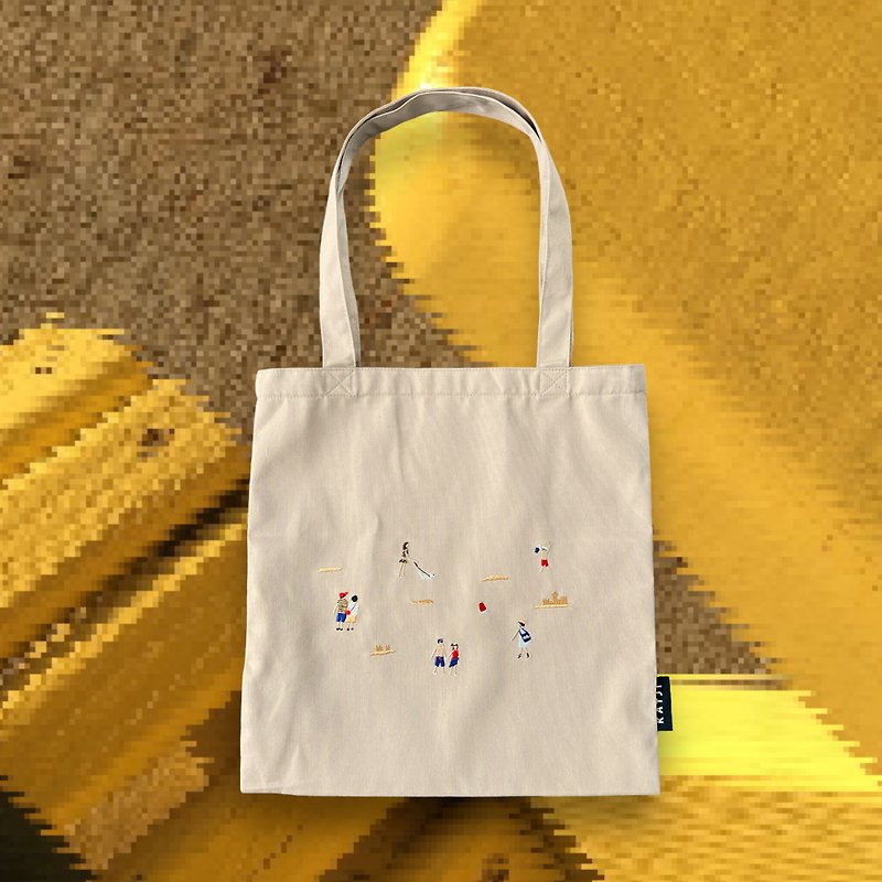 Tote Bag : Beach - Other - Thread Red