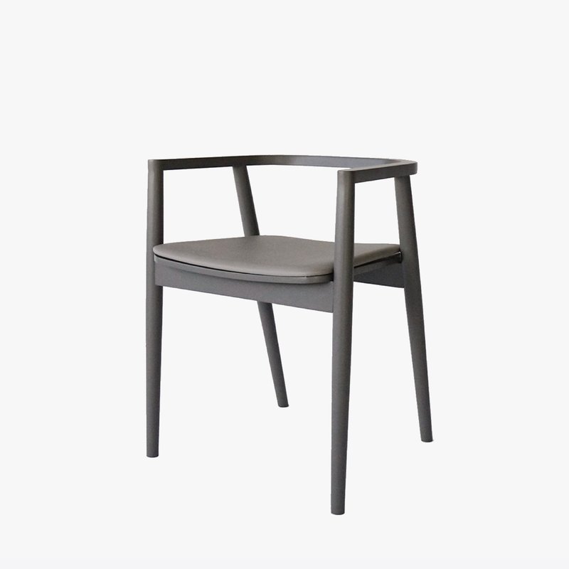 Juran Home | Ririmu Chair - เก้าอี้โซฟา - ไม้ สีเทา