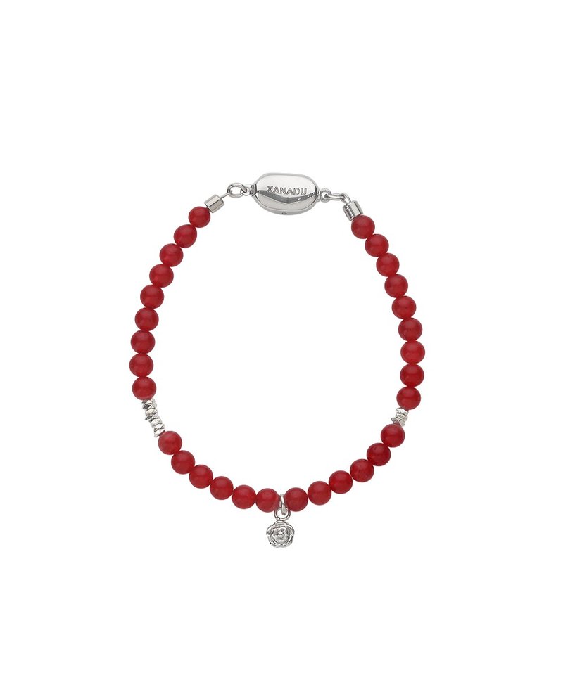 MINI ROSY BRACELET_RED - 手鍊/手環 - 其他金屬 紅色