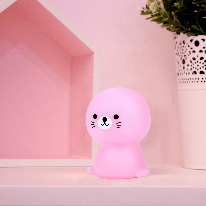 [Rechargeable night light] SomeShine has bright spots-Seal - โคมไฟ - พลาสติก 