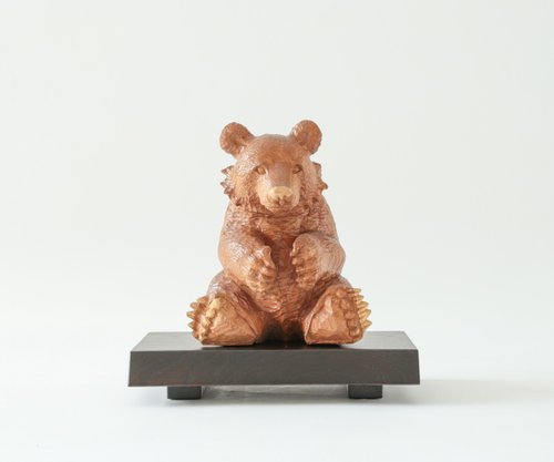 Yahoo!オークション - 木彫り熊 中川貞司作 北海道工芸品彫刻家
