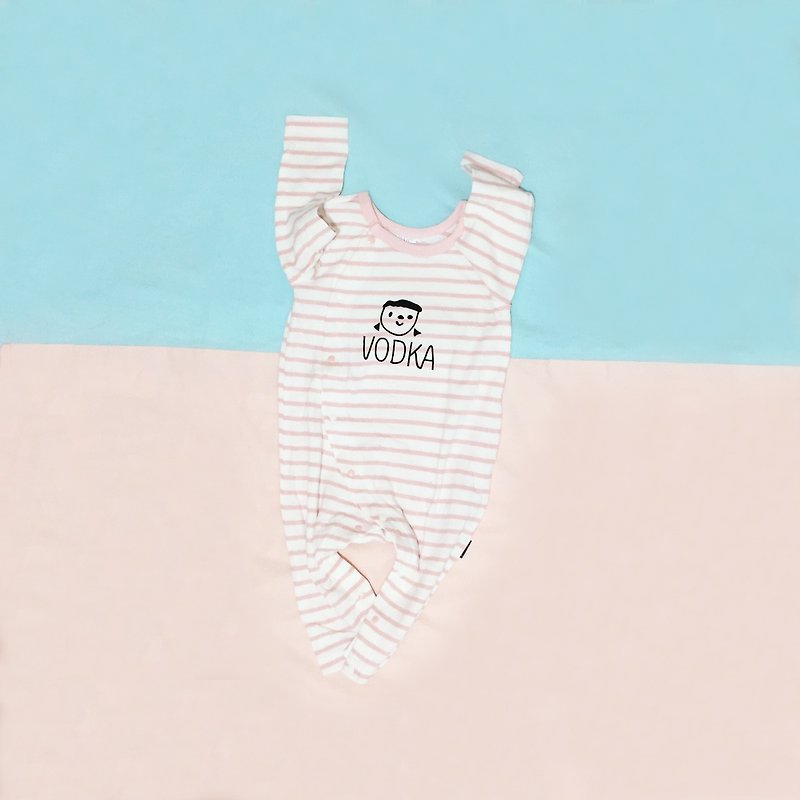 ヒーリングパウダー（協力「日本ブランド」）70/80＃柔らかい牛乳赤ちゃんのおなら服 - ロンパース - コットン・麻 多色