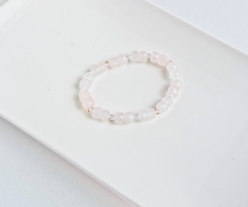 Aphrodite's Rose 8 - Bracelets - Gemstone Pink