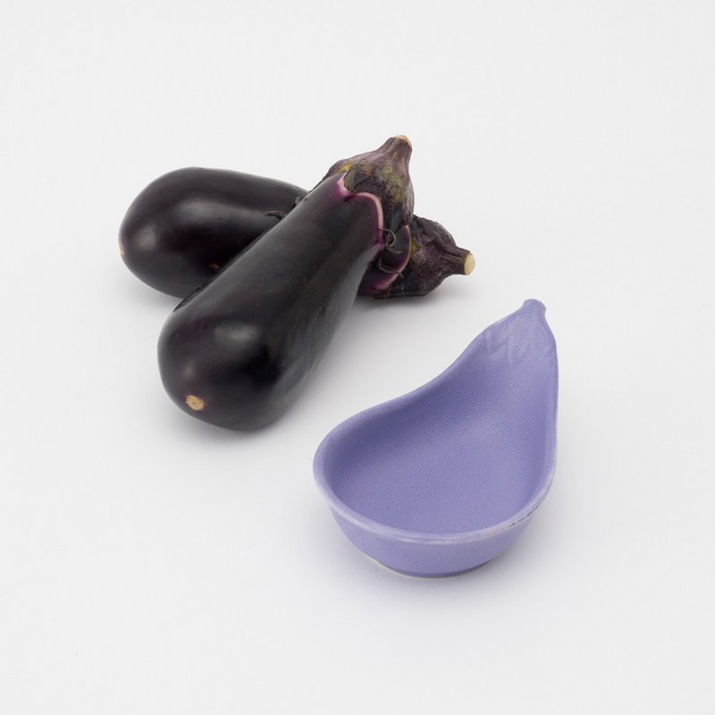 Eggplant Kobachi Serving Dish 1pc / set of 2 / set of 3 - จานเล็ก - เครื่องลายคราม 