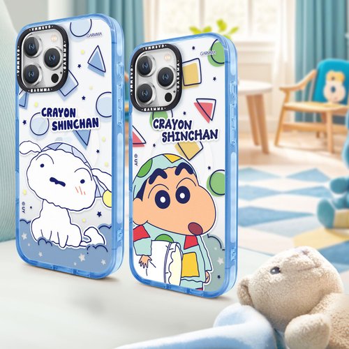 永橙.GARMMA-三麗鷗/吉伊卡哇/貓福珊迪/蠟筆小新正式授權商 GARMMA 蠟筆小新 iPhone 16系列 磁吸款保護殼