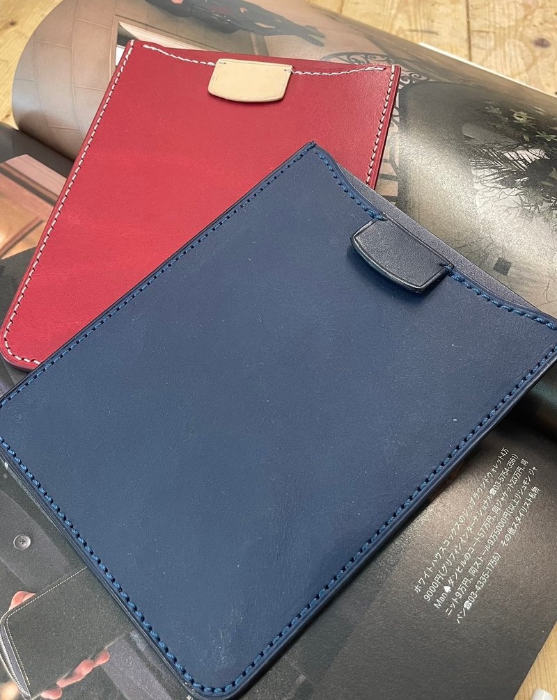 Simple passport holder, passport cover, leather passport holder, customized hot stamping, multiple colors available - Passport Holders & Cases - Genuine Leather 