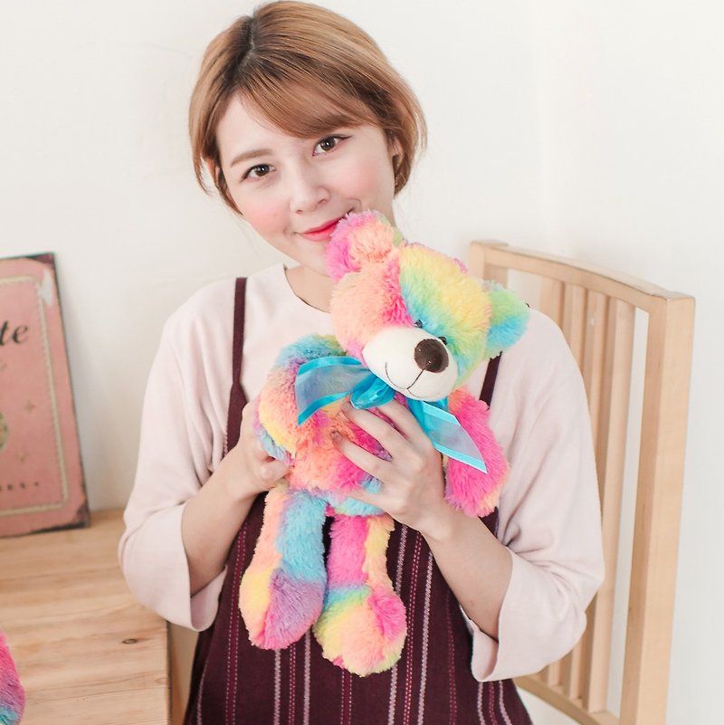 CANDY BEAR 14 Rainbow Candy Bear - Stuffed Dolls & Figurines - Polyester Multicolor