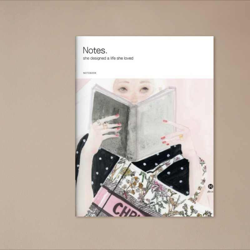 Illustration Notebook (Nine Cover Designs; including a book cover) 【Yong Dan Ji】 - สมุดบันทึก/สมุดปฏิทิน - กระดาษ 