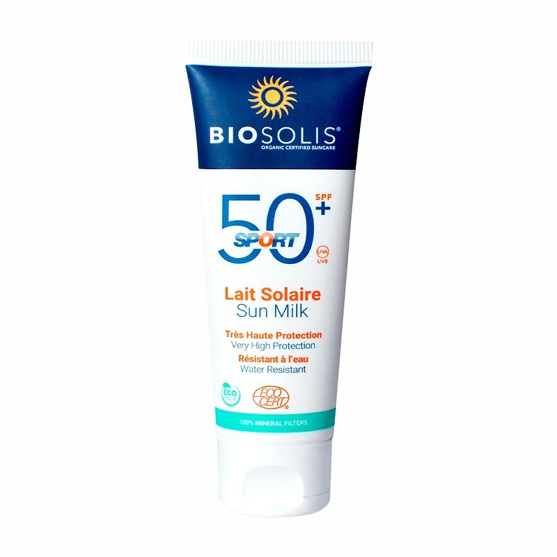BIOSOLIS－Sport Sun Milk SPF50+ 75ml ( Organic Sunscreen ) - Sunscreen - Concentrate & Extracts White