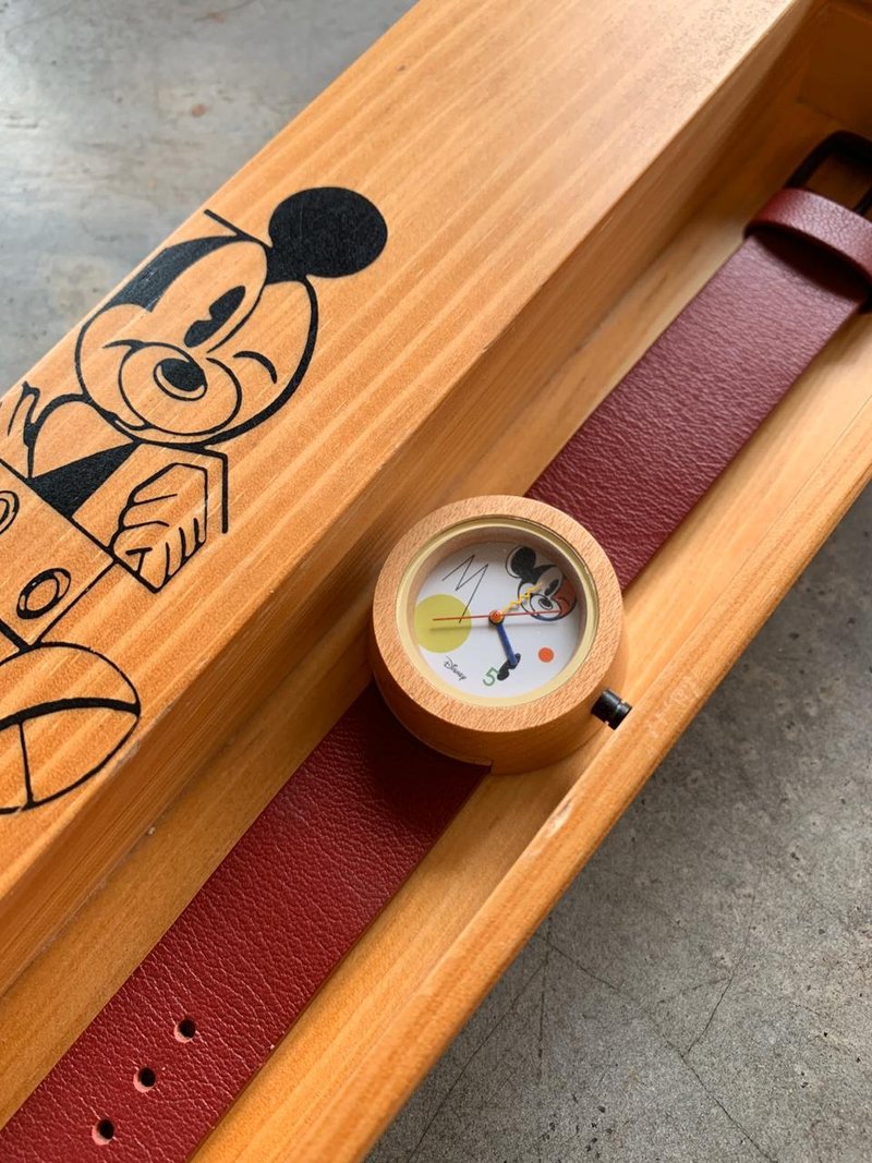 Lima CNY Mickey Edition - 女錶 - 木頭 