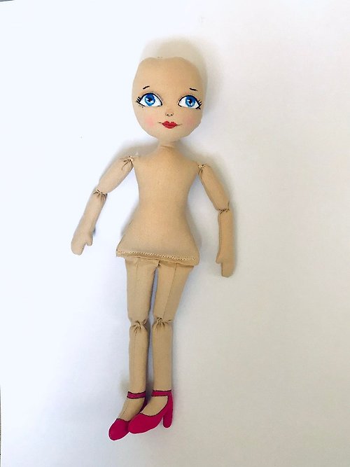 5 blank doll body 8inches 20cm rag doll body doll base - Shop