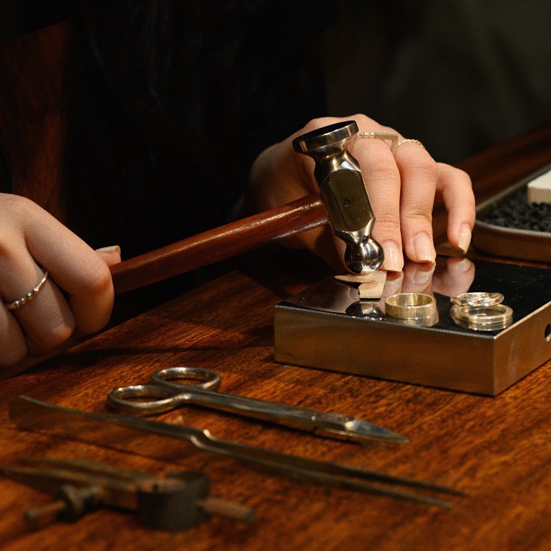 Metalworking ring experience workshop - Metalsmithing/Accessories - Sterling Silver 