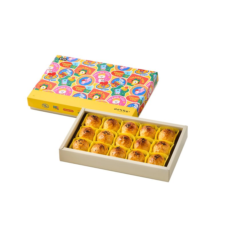 BT21 Cosmos Star Style Lin Kee Bakery [15 egg yolk cakes] - Cake & Desserts - Other Materials Yellow