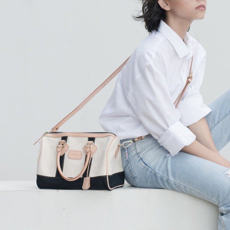 mini duffle's back - 側背包/斜背包 - 其他材質 白色