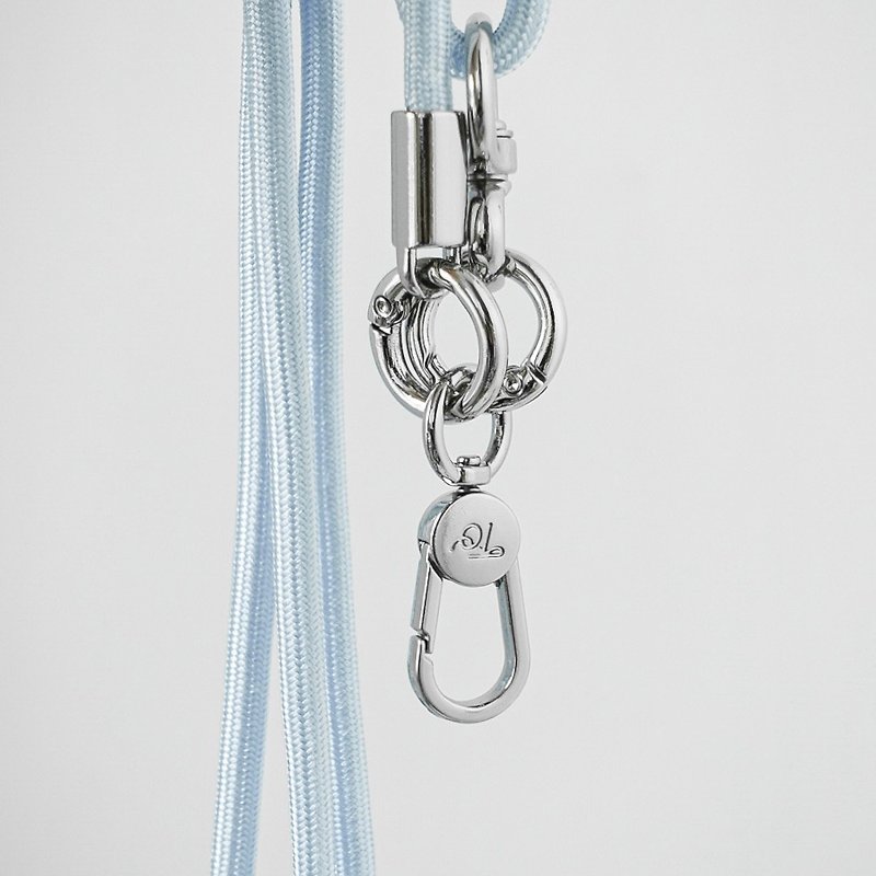 [2023 version!] My own mobile phone lanyard set - silk milk blue - Other - Other Materials 