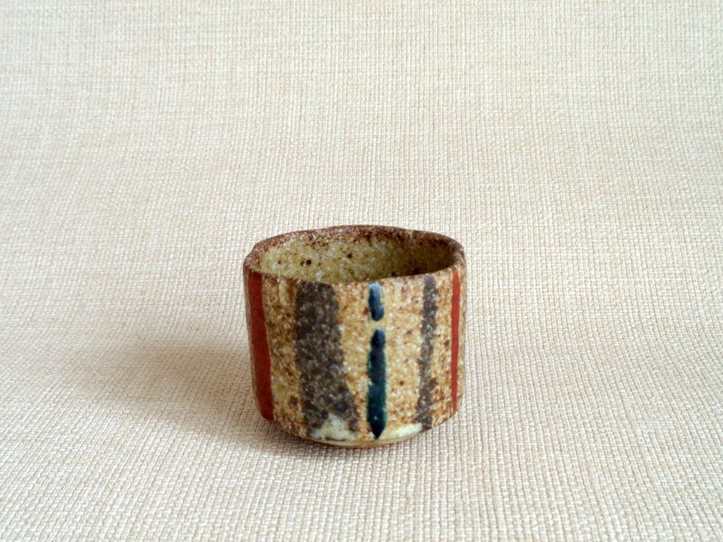 ぐい呑み とくさ紋e - 酒杯/酒器 - 陶 卡其色