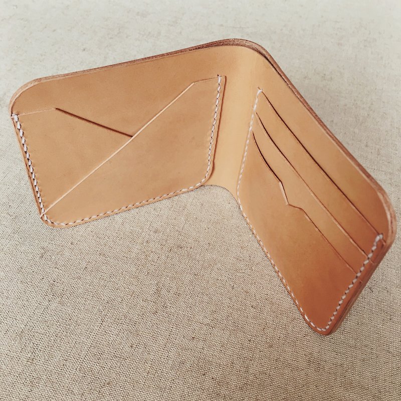 ファイブカードスロットは、生産簡単な短いクリップイタリアのベジタブルなめした革の手作り革製品のデザインカスタム革の騎士PXKを巻きます - 財布 - 革 