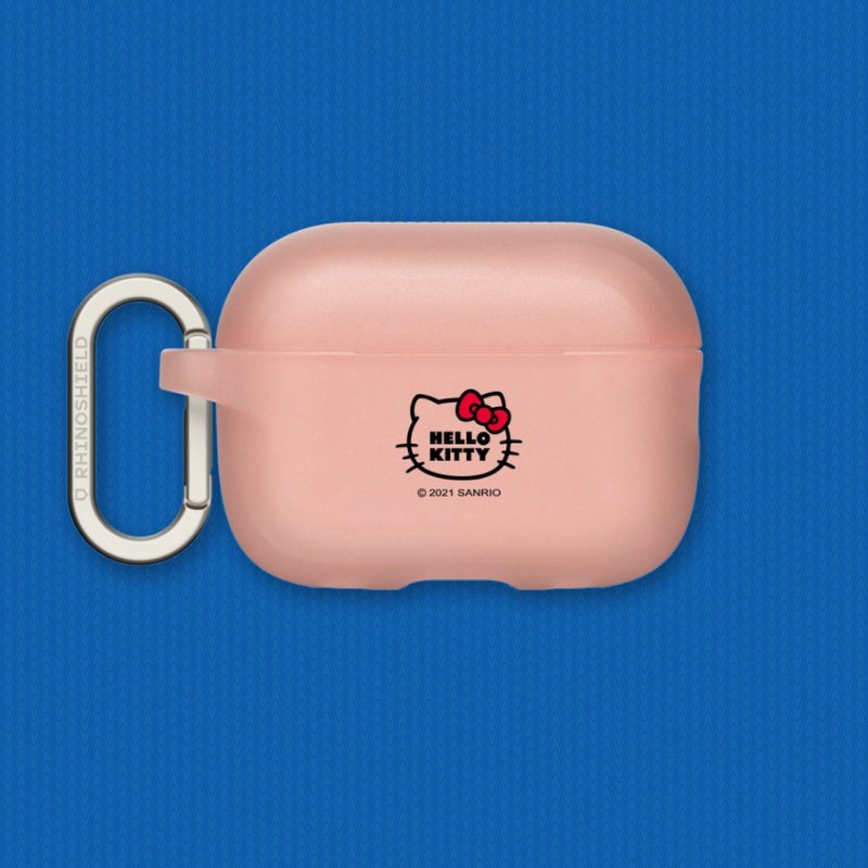 Airpods 防摔保護殼∣Hello Kitty/Hello Kitty Logo - AirPods/耳機保護套 - 塑膠 多色
