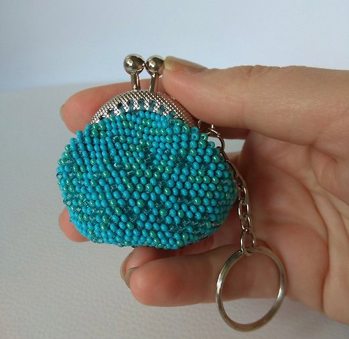 Bead crochet keychain kit, keychain for women, diy kit key chain, craft kits  - Shop BeadCrochetKit Other - Pinkoi