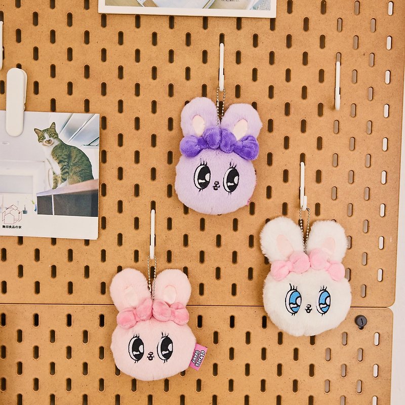 [Esther Bunny] Plush pendants in 3 styles - Charms - Polyester 