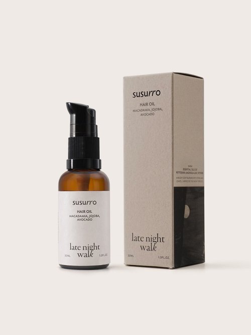 susurro 【快速出貨】輕潤植物護髮油 30mL 免沖洗 無矽靈 抗熱風 精油