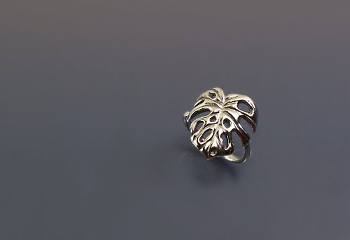 Maple jewelry design 手繪系列-葉子設計925銀戒
